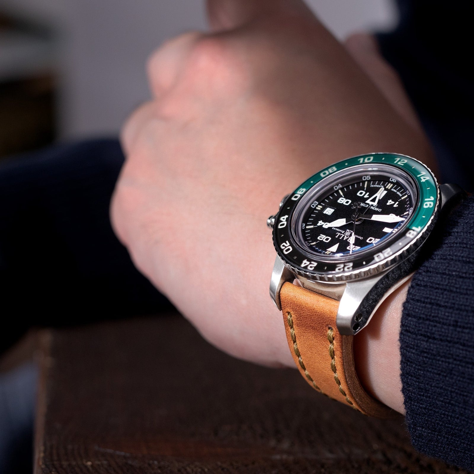 The Artisanal Craft of the Griffon One-piece Handmade Leather Watch Strap