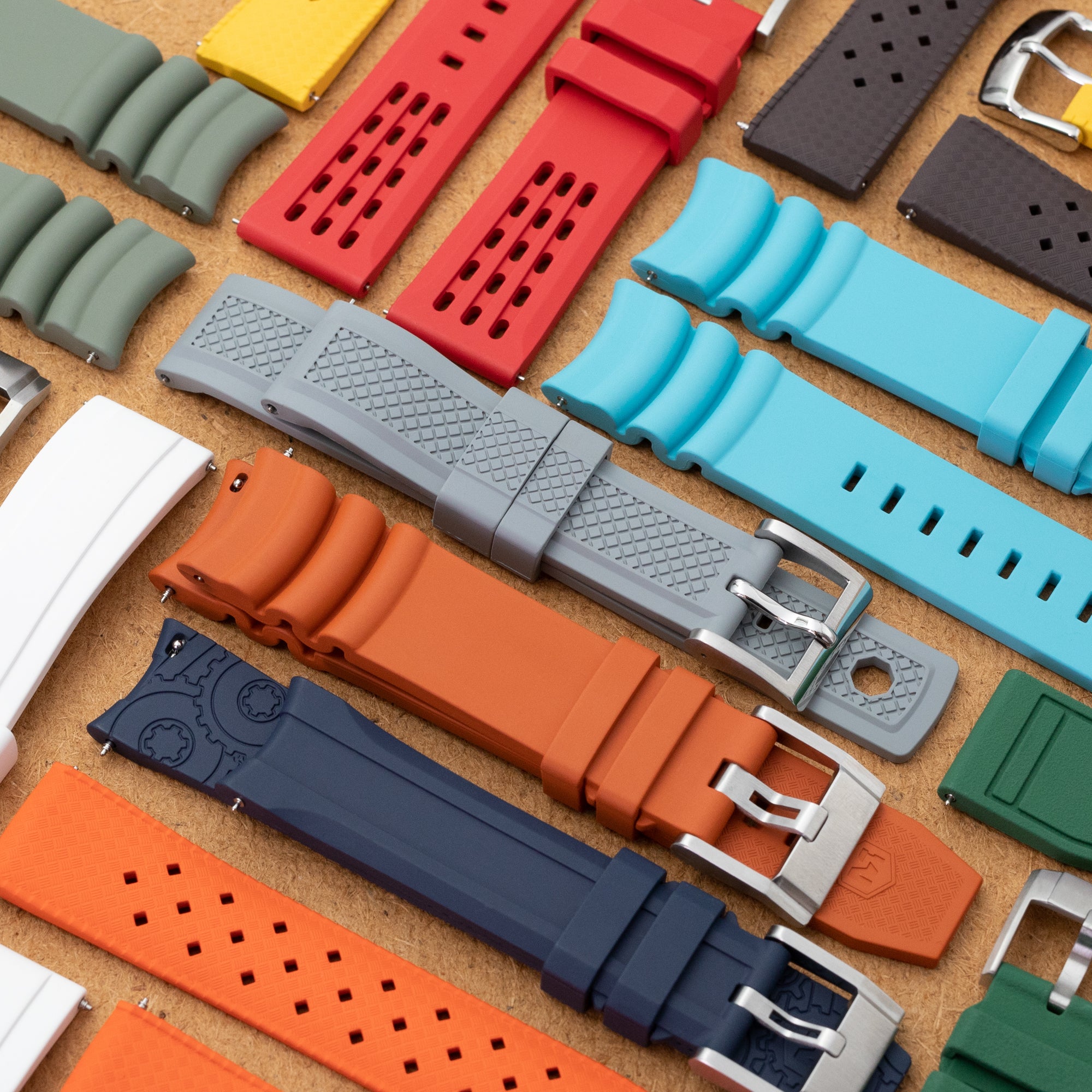 Which type of rubber watch band is the best by reviewed Strapcode