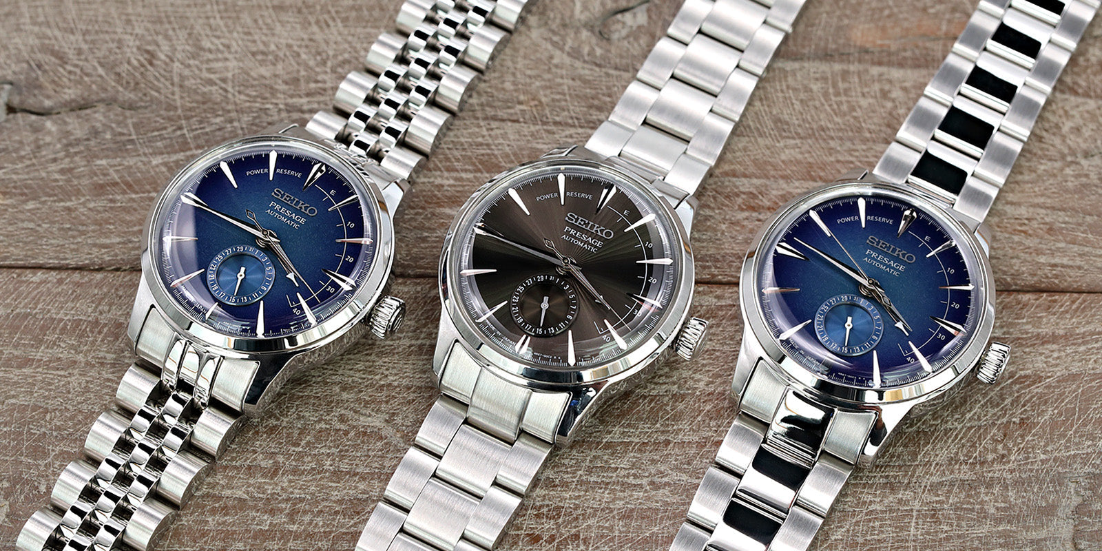 Replacement Watch Bands for Seiko Cocktail Time Power Reserve