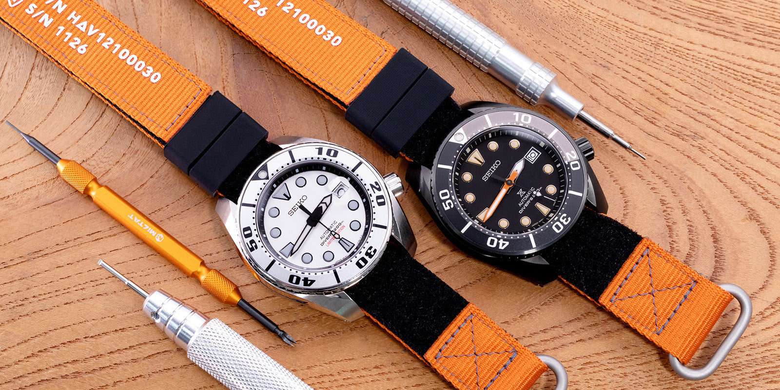 Hook and Loop fastener watch bands