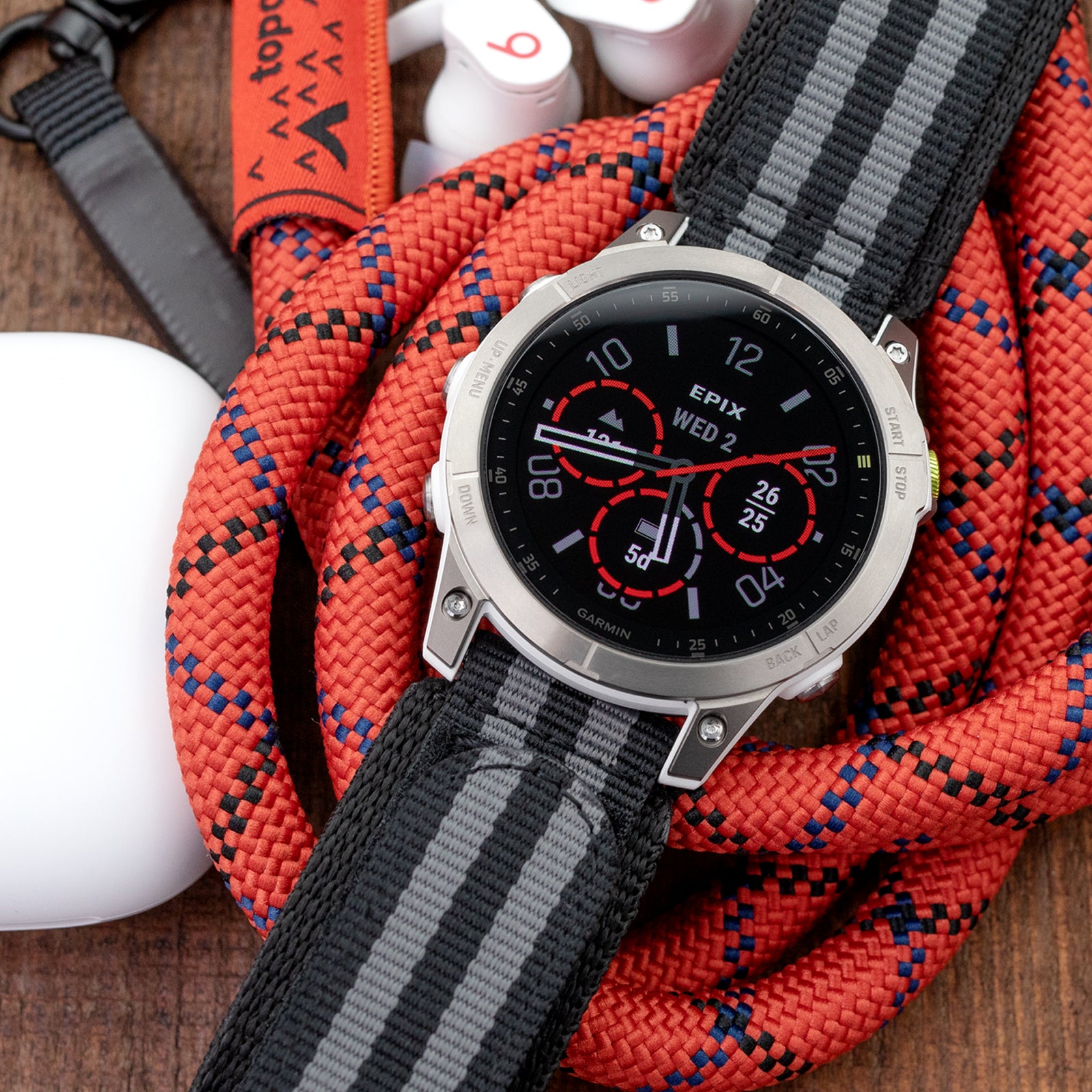 Garmin EPIX Gen 2 Sapphire Titanium GPS Watch 47 mm watch band by Strapcode