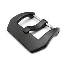 Boucle à ardillon en acier inoxydable 316L de haute qualité, 20mm, 22mm, finition PVD noire