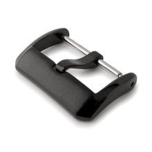 Boucle à barre à ressort en acier inoxydable 316L de qualité supérieure 22mm, finition PVD noire