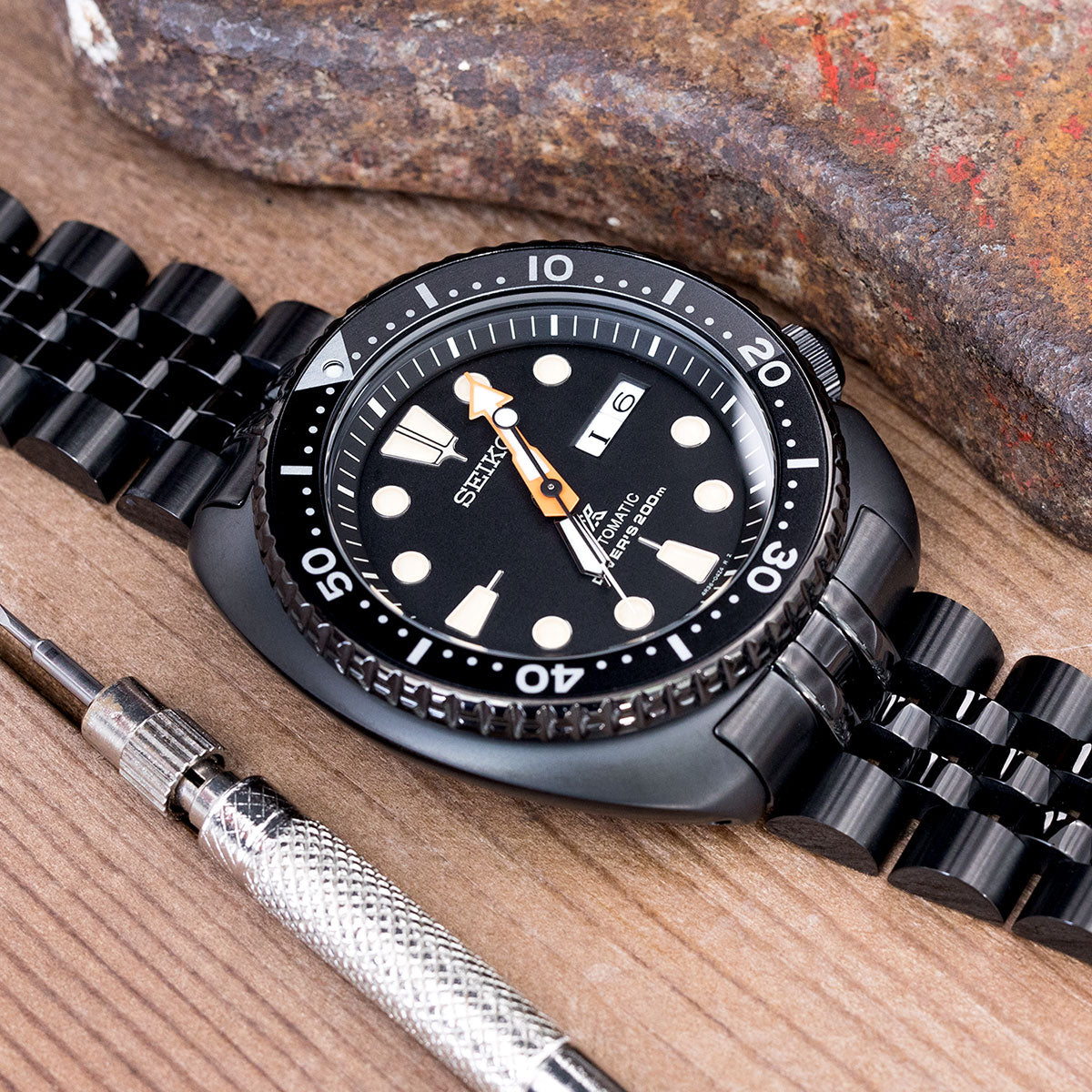 Seiko ninja turtle - Seiko Prospex Black Series Limited Edition New Turtle - Seiko SRPC49