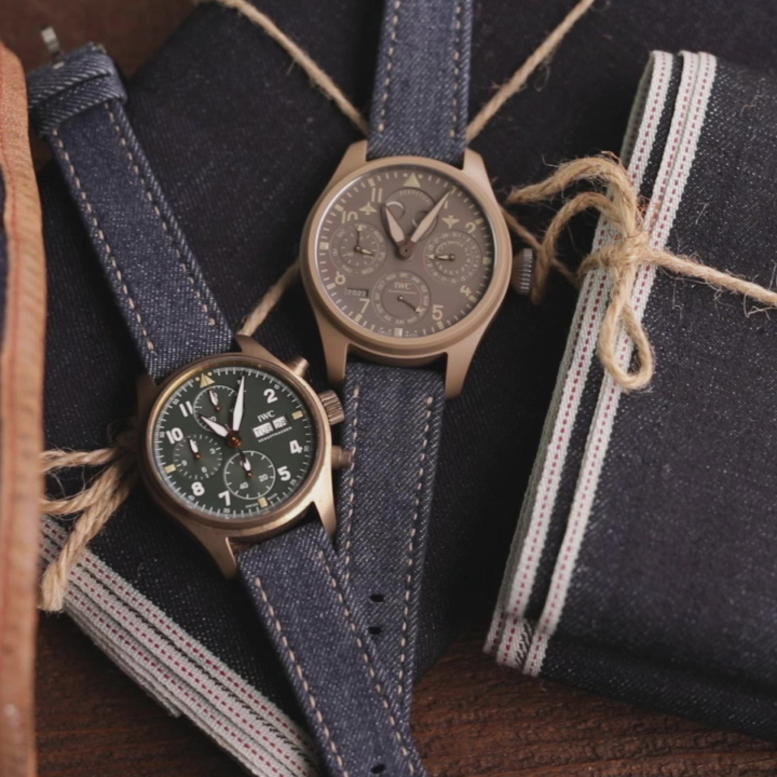 Upcycled Denim Quick Release Watch Strap 20mm 22mm