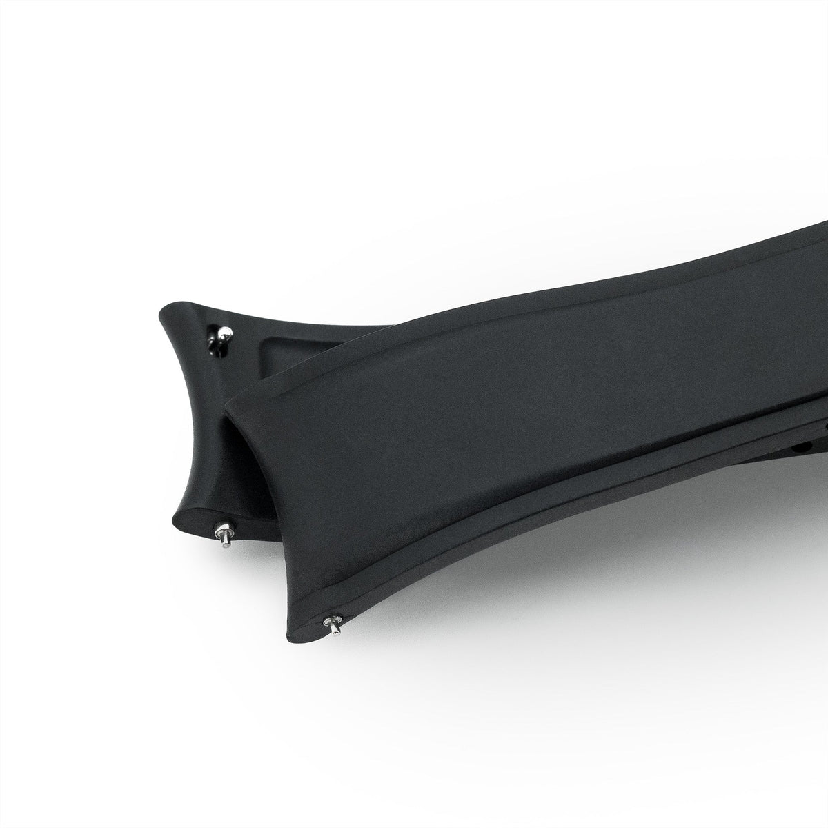 Crafter Blue - CX03 Black Quick Release Flexi-Curved FKM Rubber Watch Strap Strapcode Watch Bands