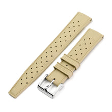 Quick Release Khaki Tropical-Style Pro FKM rubber watch strap, 20mm Strapcode Watch Bands