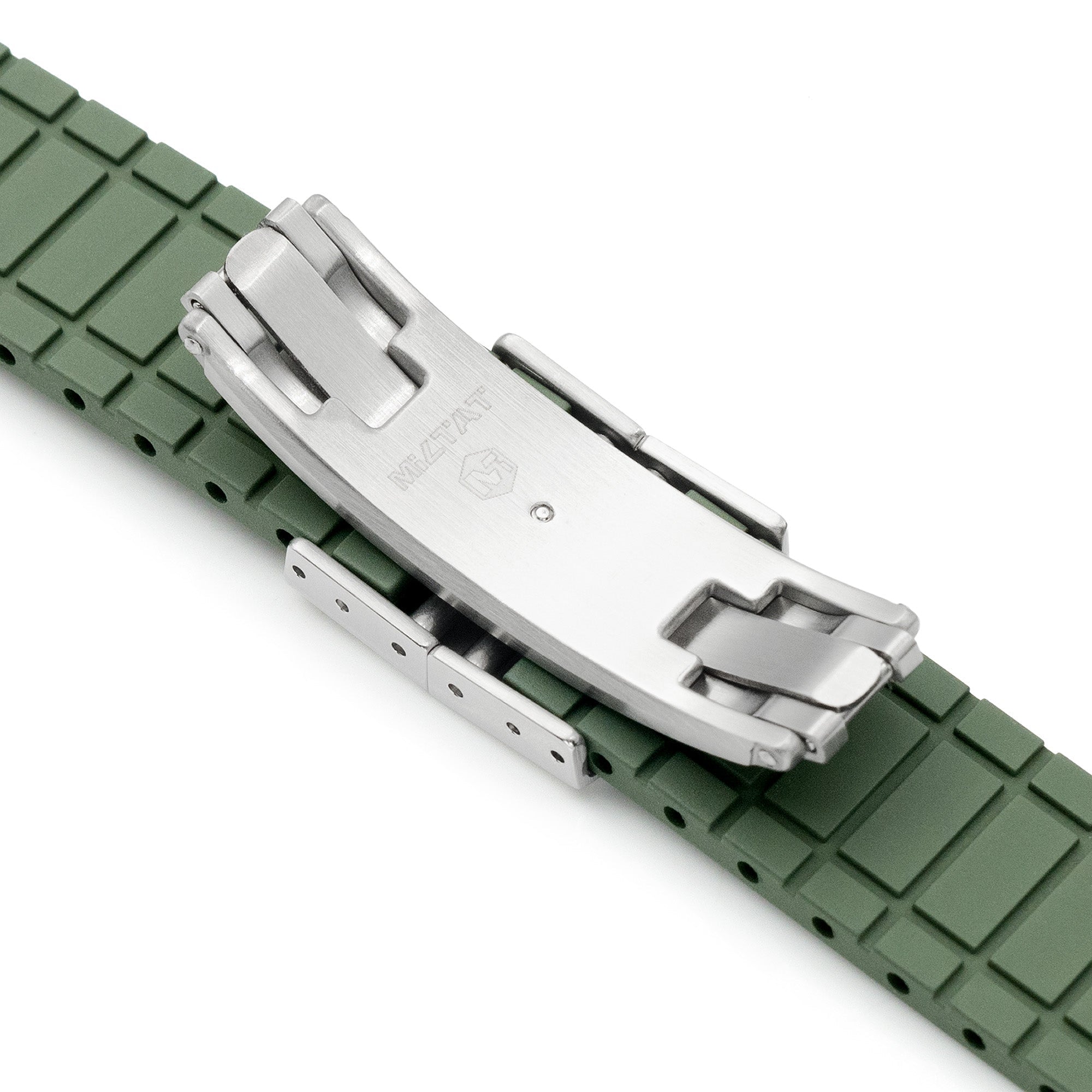 Quick Release FKM29 Military Green FKM Rubber watch strap Strapcode watch bands