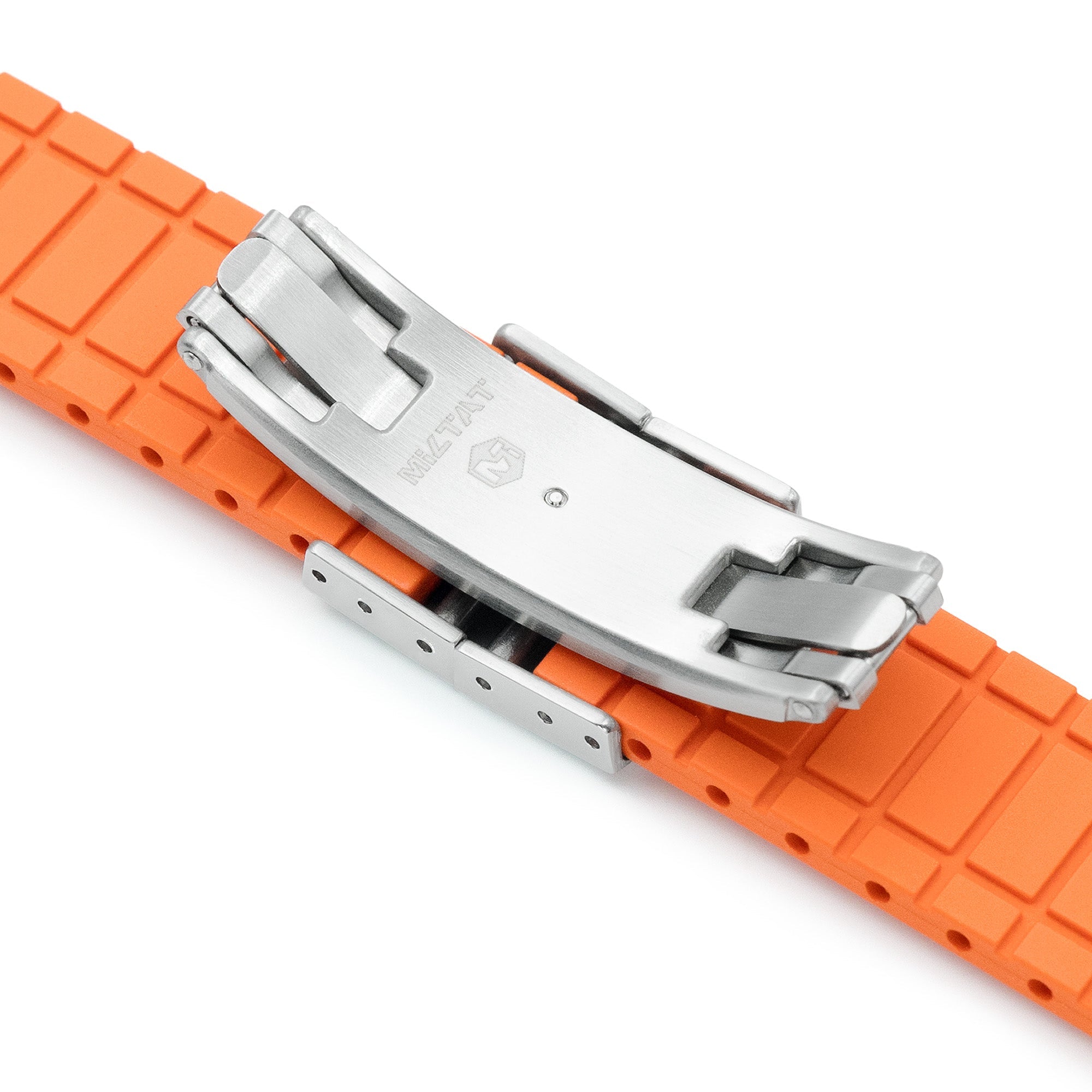 Quick Release FKM29 Orange FKM Rubber watch strap Strapcode watch bands