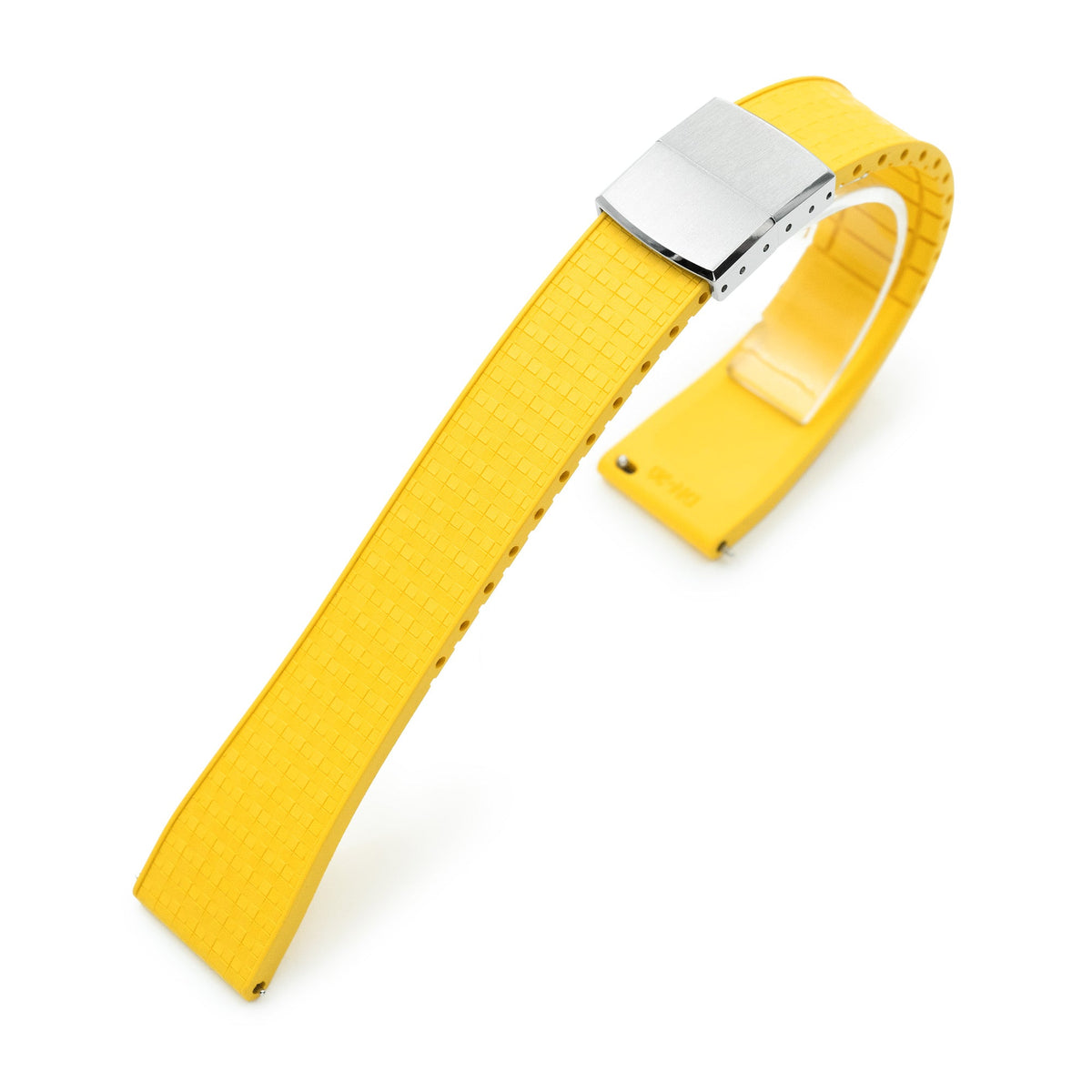 Quick Release FKM29 Yellow FKM Rubber watch strap Strapcode watch bands