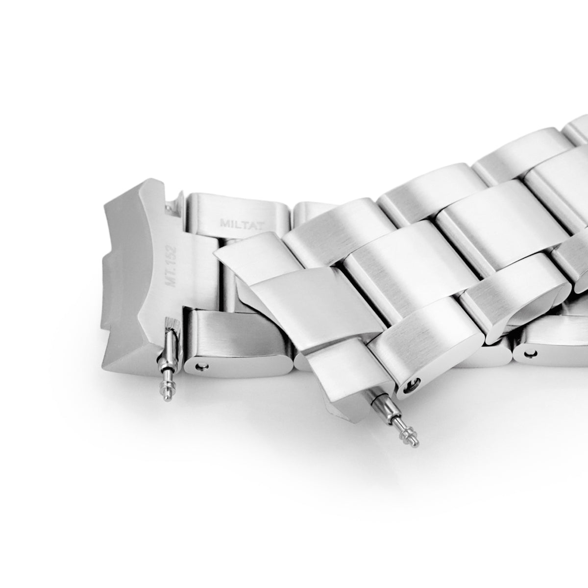 سوار ساعة Super-O Boyer مقاس 20 مم لساعات Seiko Prospex Speedtimer SSC813 SSC815 SSC817، من الستانلس ستيل المصقول، مع مشبك V Diver