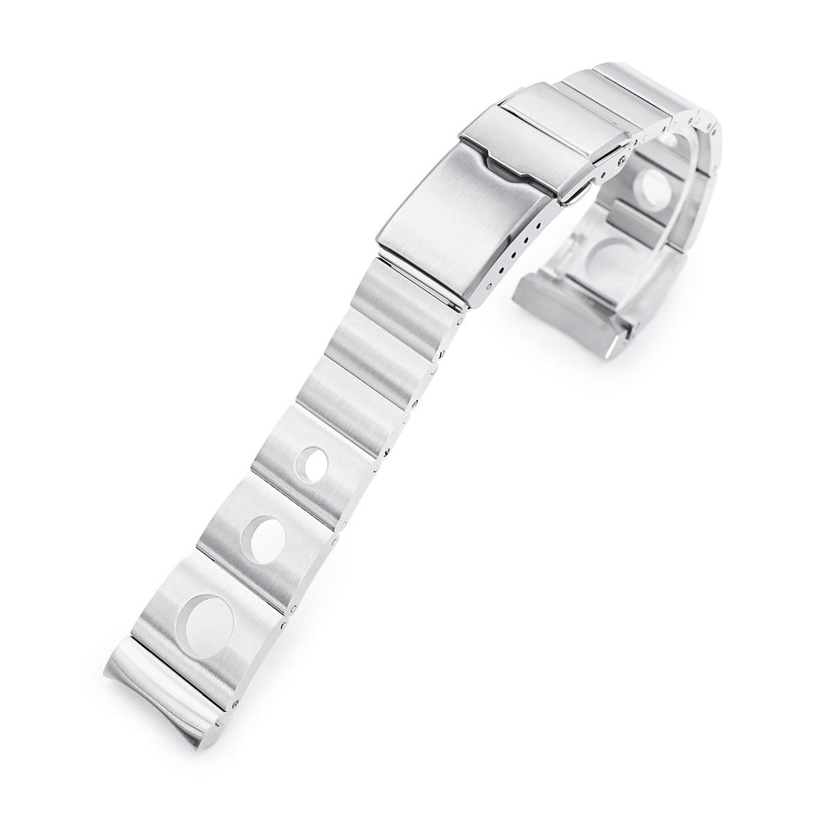 Banda de reloj Rollball Version II de 20 mm para Omega Seamaster 42 mm, 316L SCEOLD SCERED BATON BUNT
