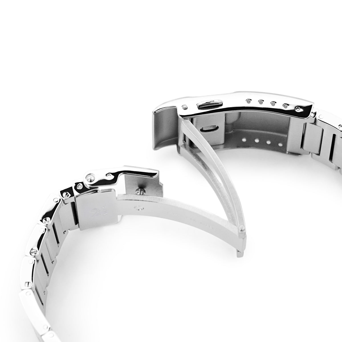 Banda de reloj Rollball Version II de 20 mm para Omega Seamaster 42 mm, 316L SCEOLD SCERED BATON BUNT