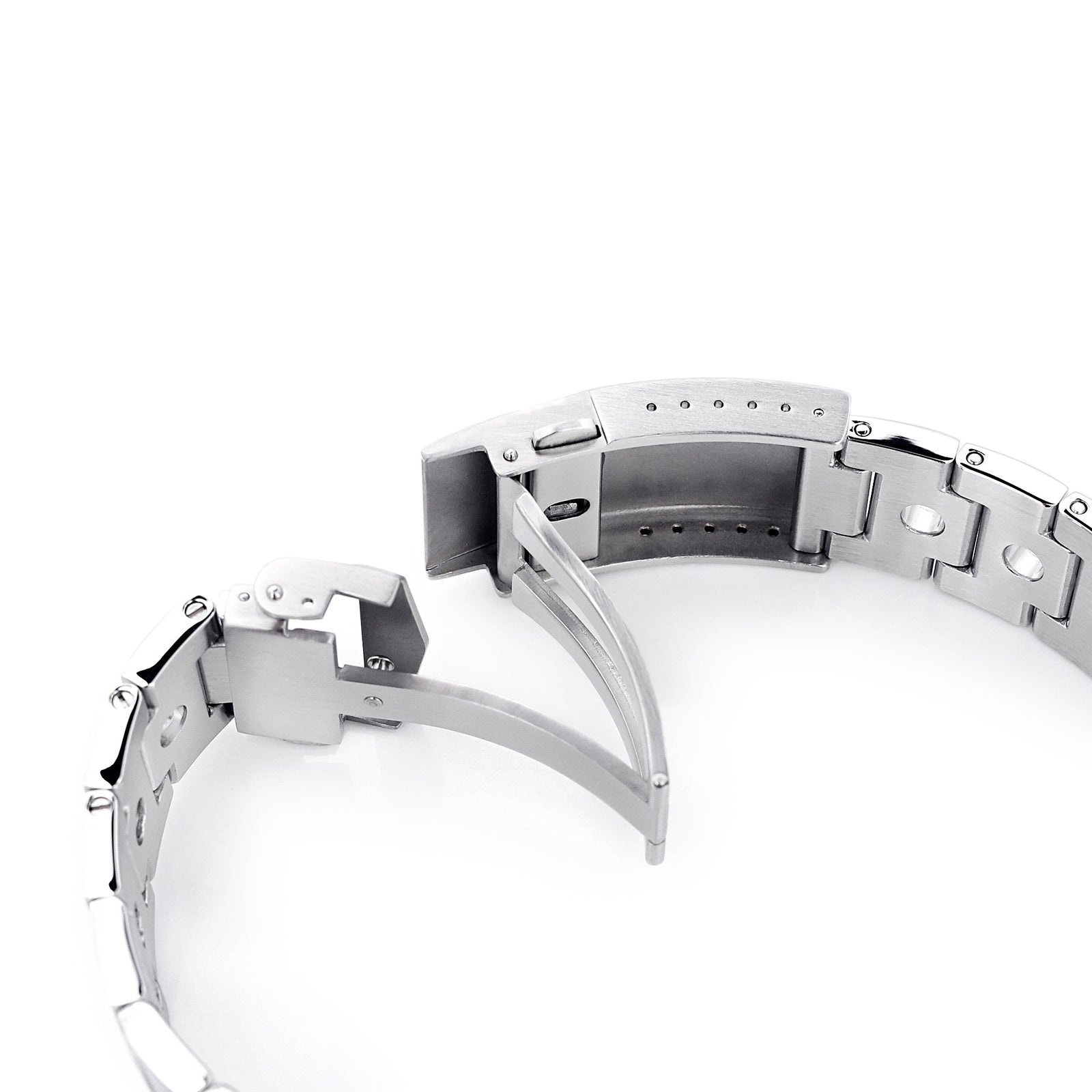 セイコー新タートルSRP777/SRP775/SRPA21（PADI）対応22mmロールボール時計バンド、ステンレススチール（ブラッシュ仕上げ）、Vダイバークラスプ