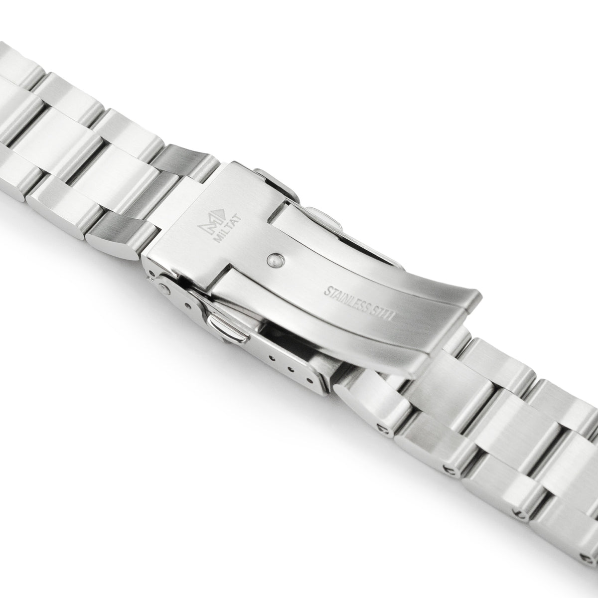 Super-O Boyer 22mm Stainless Steel Bracelet for Seiko SKX007 SKX009 SKX011