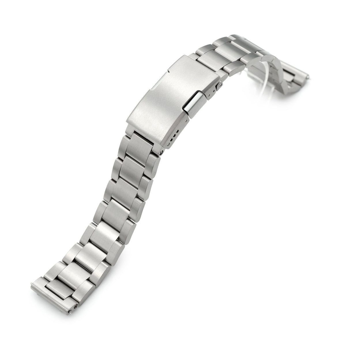 20mm or 22mm Super-O2 (Pull-Twist) QR Watch Band Straight End Quick Release, Brushed Slinea?Clasp Strapcode watch bands