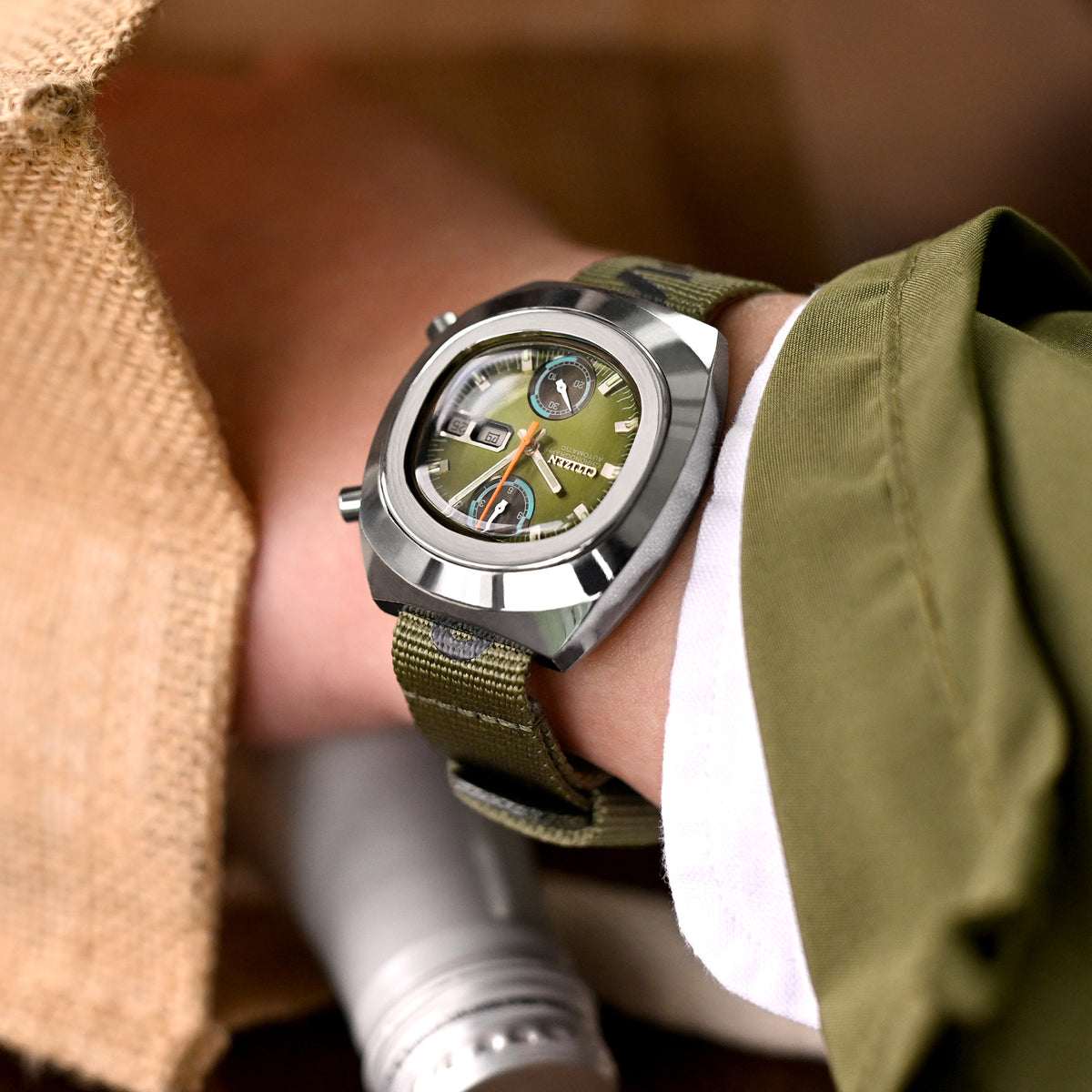 مجموعة حزام الخدمة العامة من قطعتين (كاكي  &amp;  زيتوني) من HAVESTON Straps