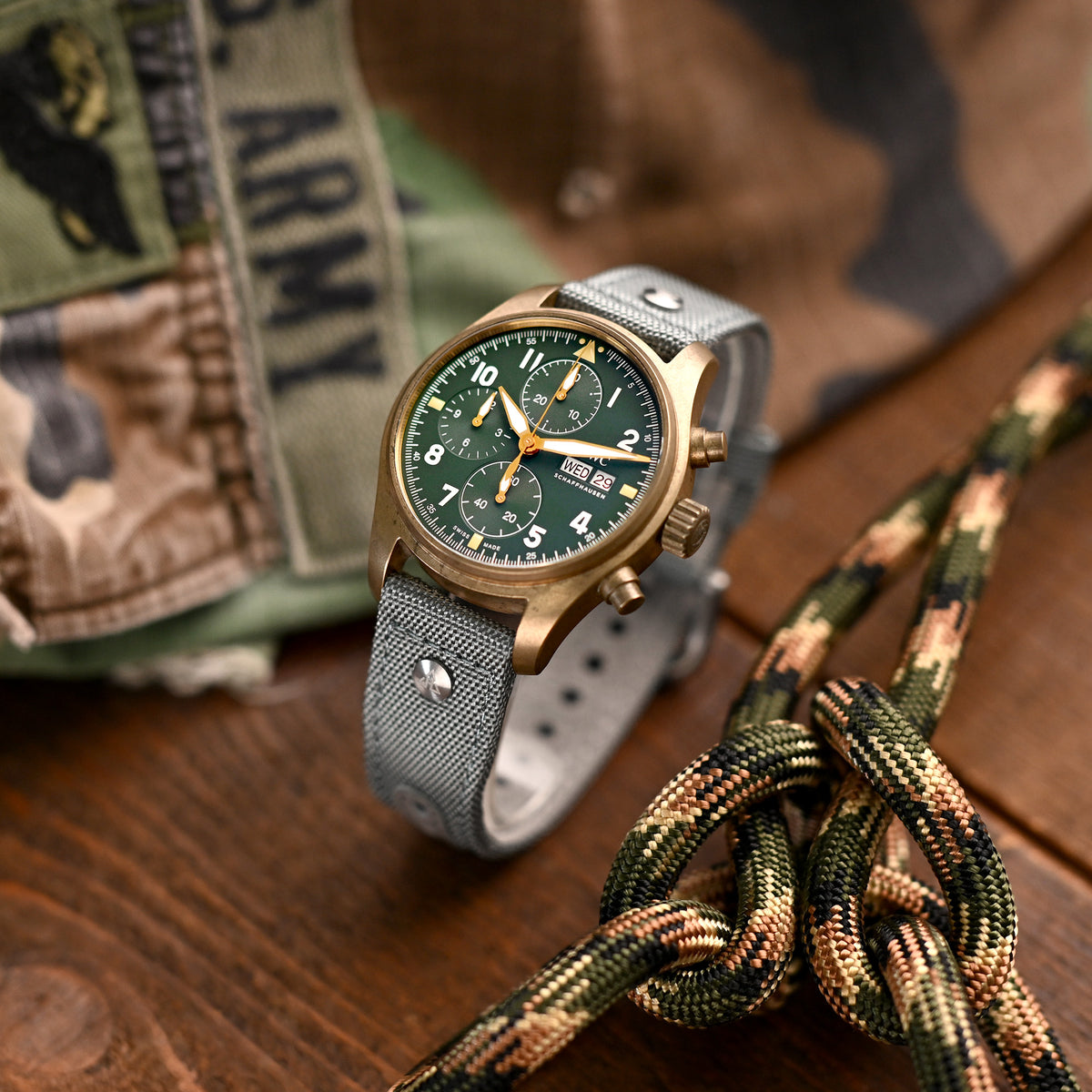 The AAF Sea Grey-637 Strap by HAVESTON Straps, 20mm or 22mm