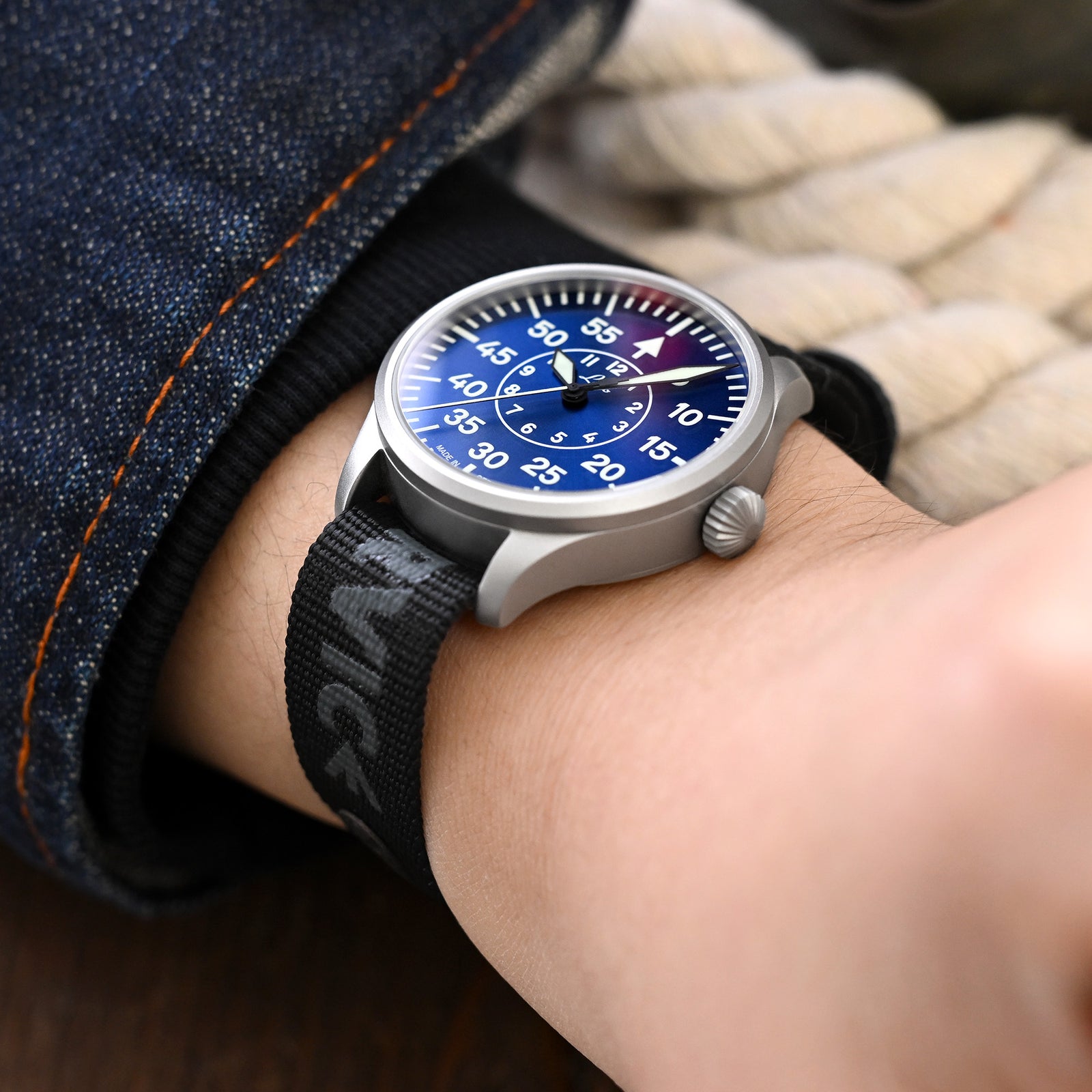 Haveston General Service Nylon Strap Set Black & Grey