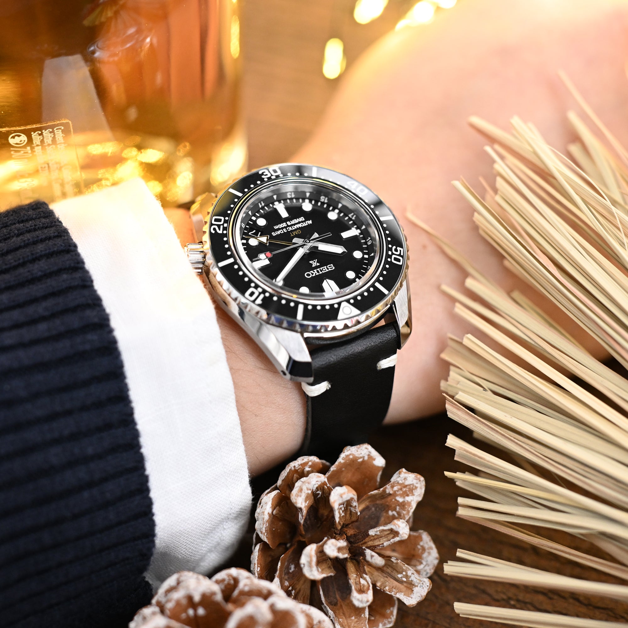 20mm Dark Grey Quick Release Buttero Italian Leather Watch Strap Strapcode Watch Bands