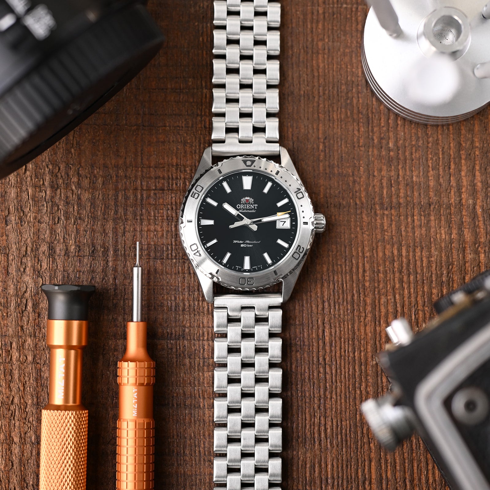 Brushed Super Engineer Solid Link 316L Stainless Steel Bracelet Straight Lug Strapcode Watch Bands