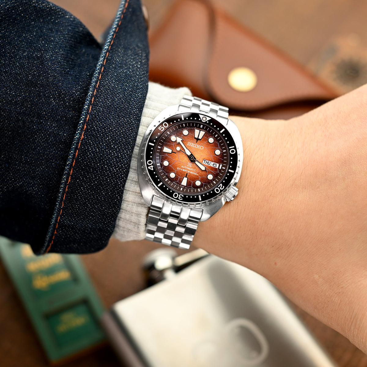 Super Engineer II 22mm Stainless Steel Bracelet for Seiko Turtle SRP777 SRPA21