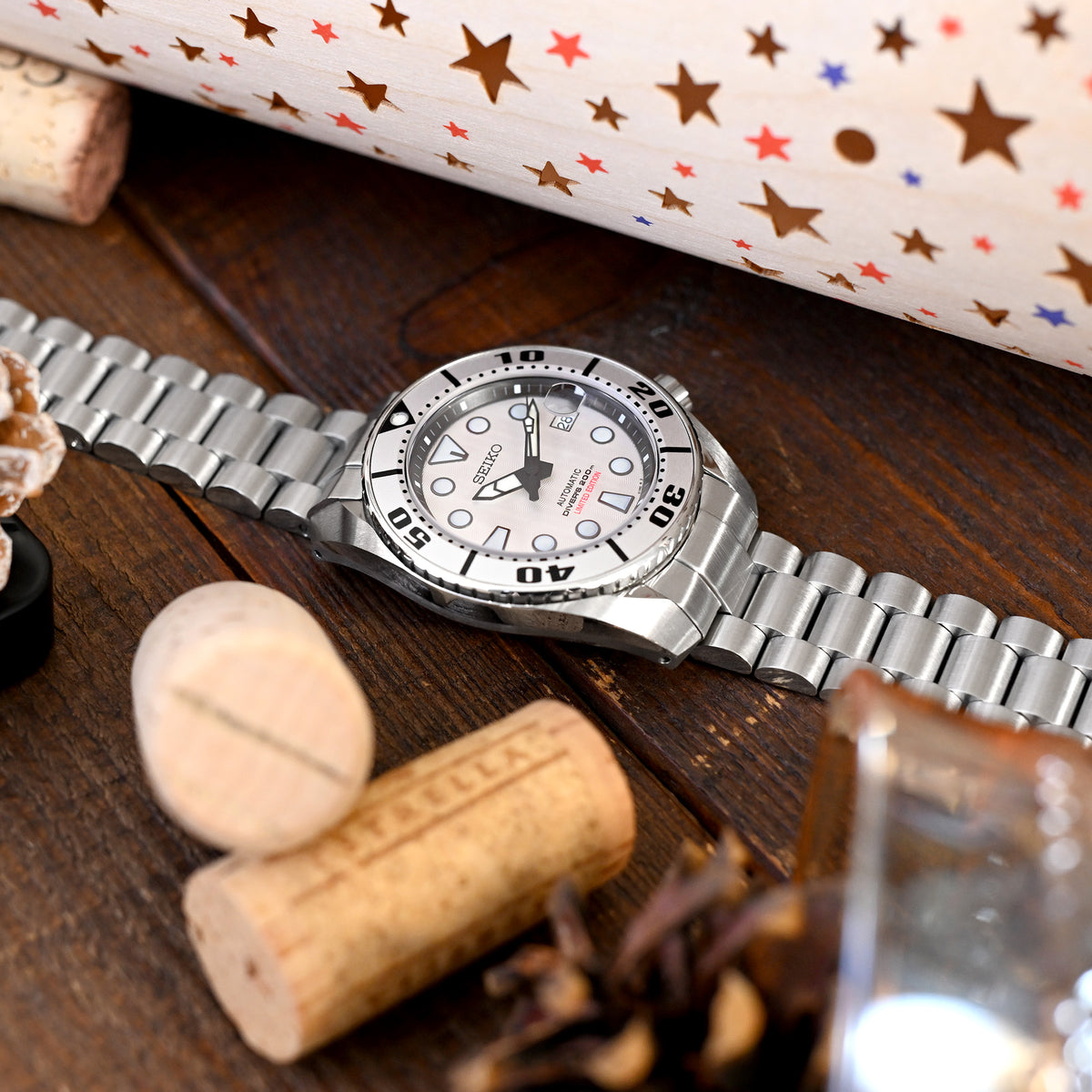 20mm Endmill Stainless Steel Bracelet for Seiko Sumo SBDC001