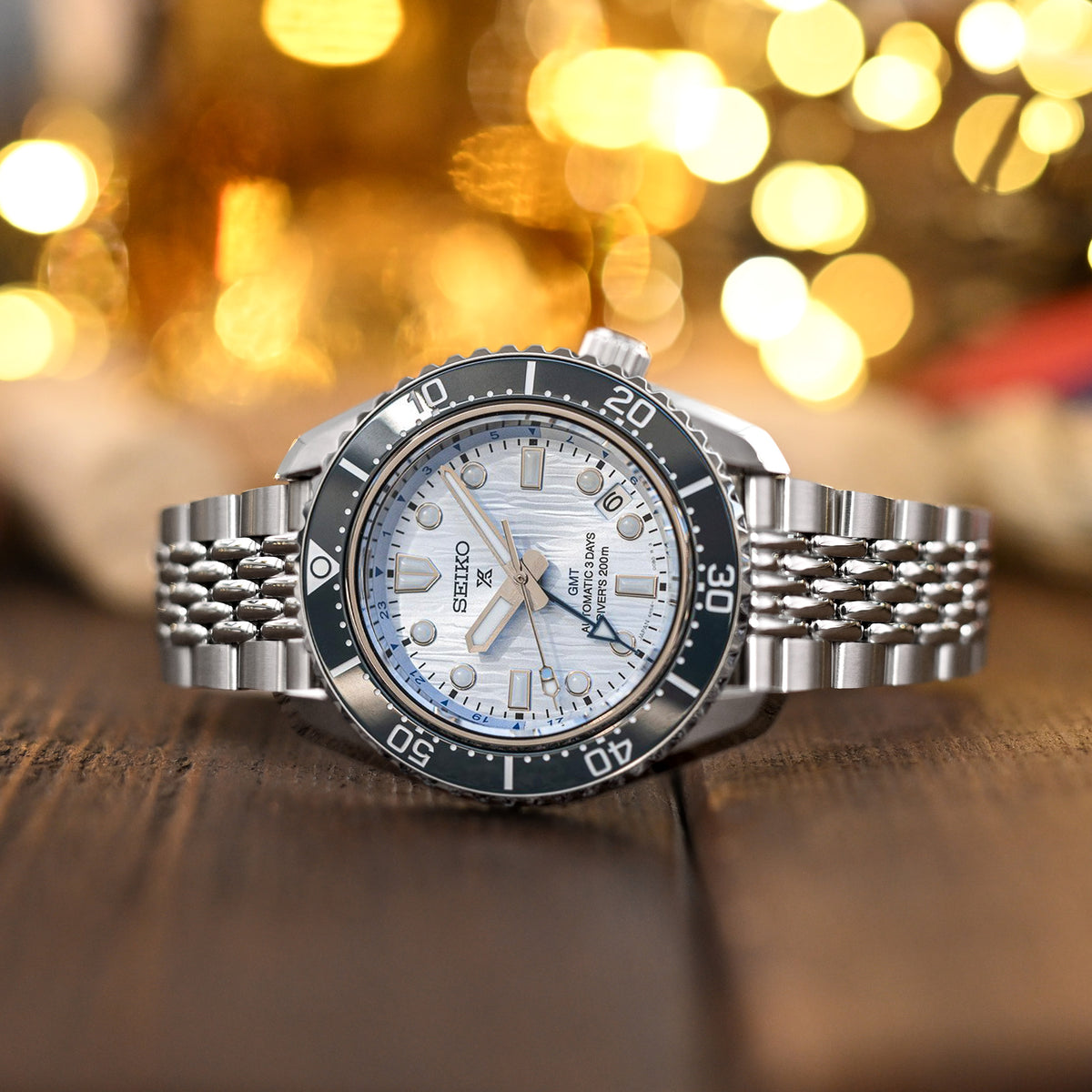 18mm, 19mm or 20mm Goma BOR Q.R. Watch Band Straight End, 316L Stainless Steel Brushed and Polished V-Clasp