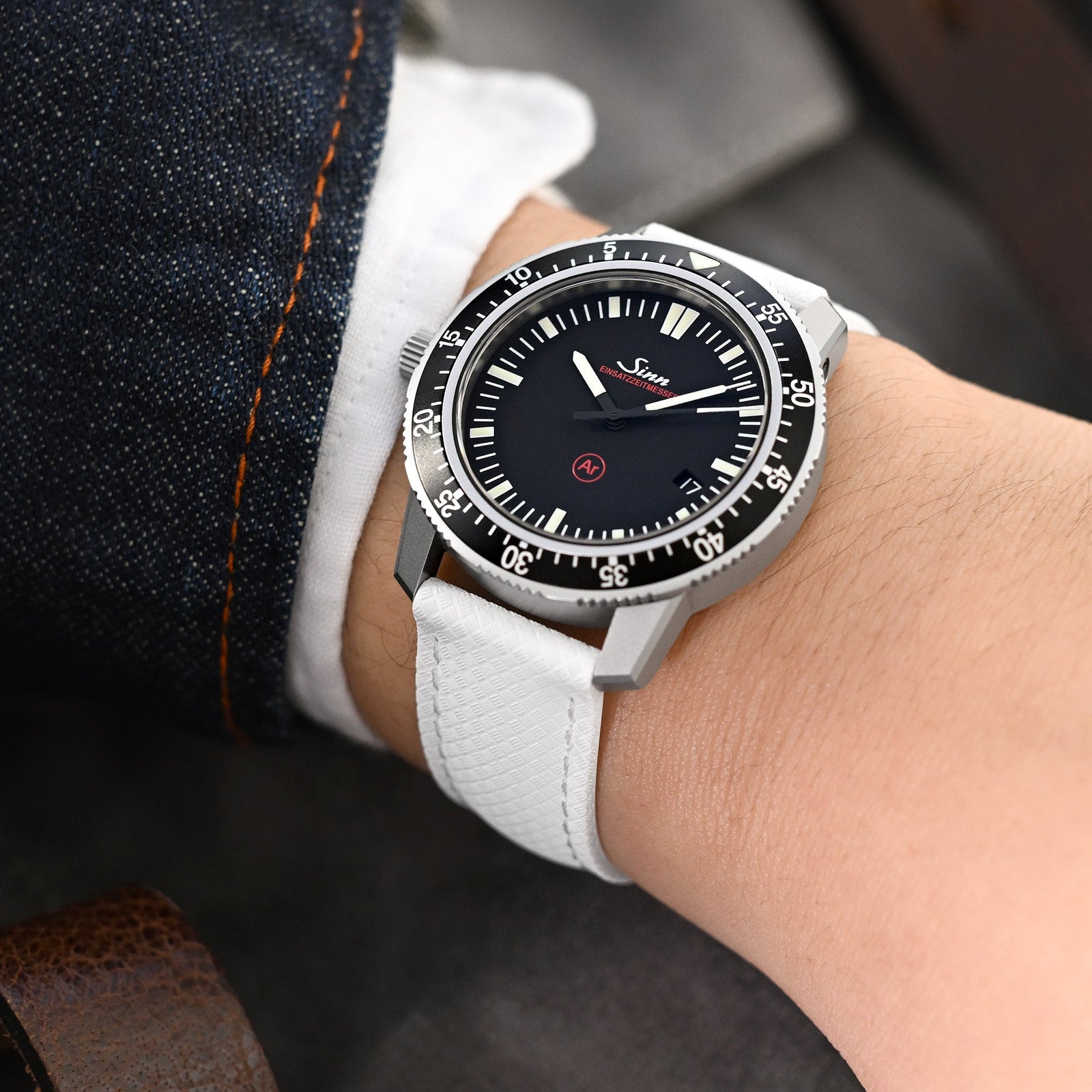 Off White FKM37 Rubber Q.R. Deployant Watch Band, 20mm or 22mm Strapcode watch bands