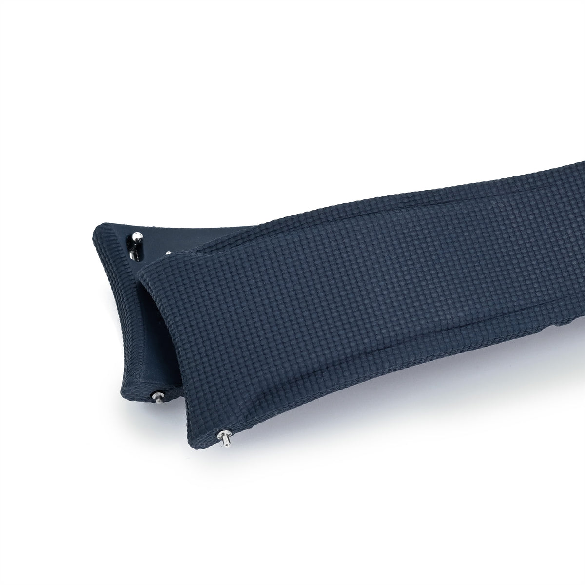 FKM40 Navy Blue Quick Release Butterfly Deployment FKM Rubber Watch Band, Strapcode watch bands