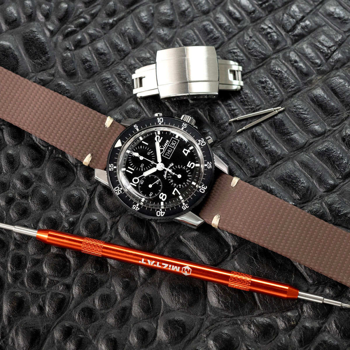 Sinn 103 ST Pilot Chronograph Automatic Watch Strapcode watch bands