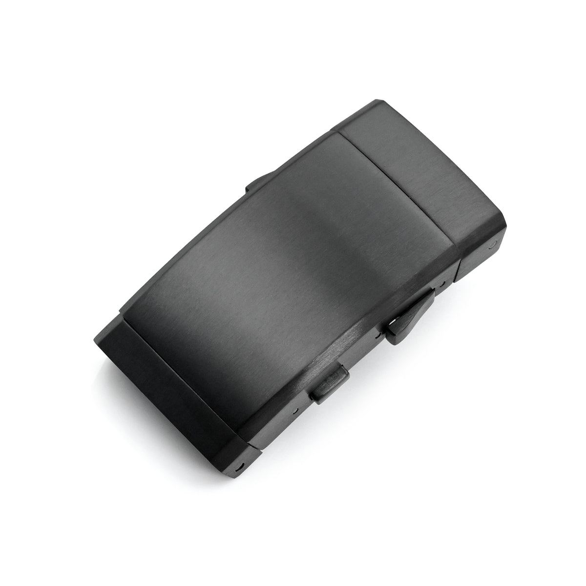 Fibbia a cricchetto per muta in acciaio inox 316L 20mm, chiusura di sicurezza con pulsante, prolunga subacquea, PVD nero