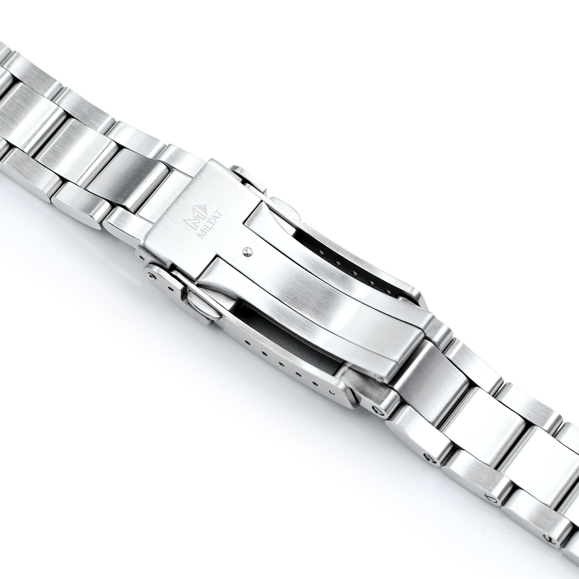 20mm Super-O Boyer Watch Band for Seiko Prospex Speedtimer SSC813 SSC815 SSC817, Stainless Steel - Brushed, V Diver Clasp