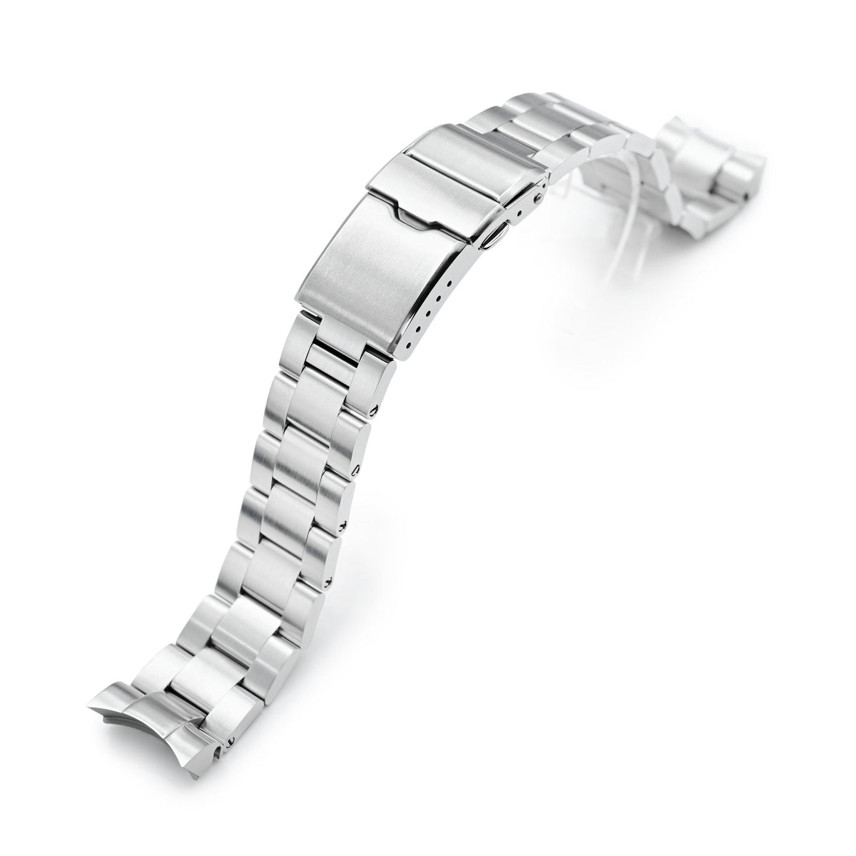 20mm Super-O Boyer for Orient Mako 40 Baton Diver Clasp Brushed Strapcode Watch Bands