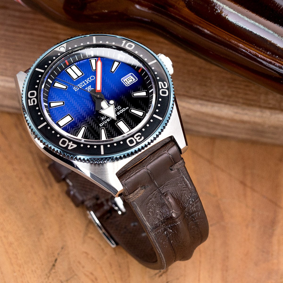 Seiko Prospex PADI Special Edition SPB071J1 (SBDC055) Divers 200m Re-interpretation version of 62MAS Strapcode Watch Bands