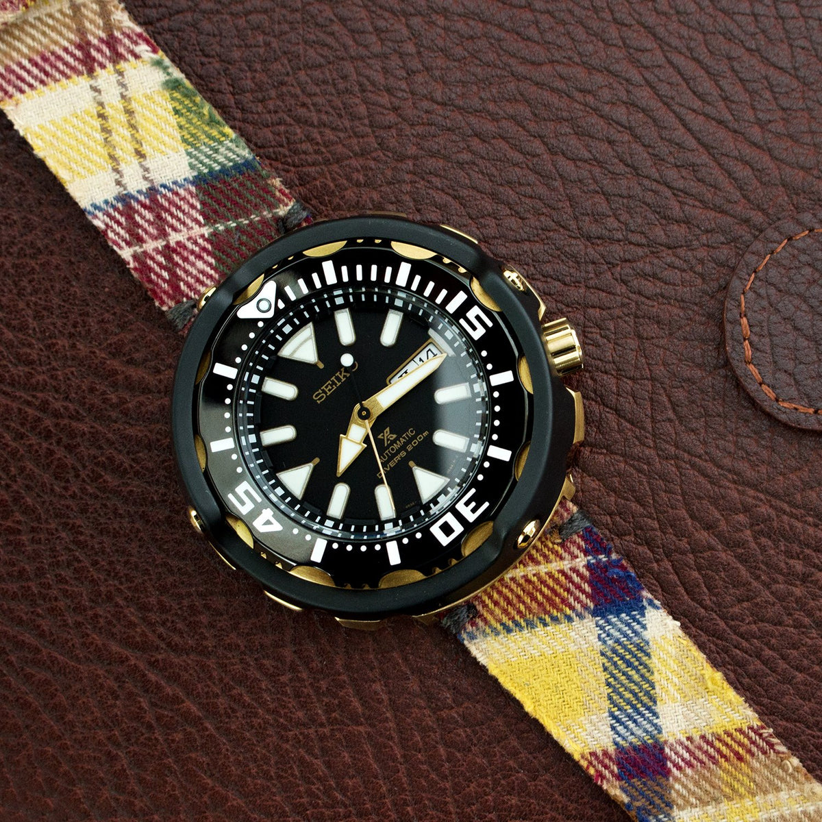 Seiko Baby Tuna Prospex Divers Automatic Men&#39;s Watch SRPA82K1 Strapcode Watch Bands