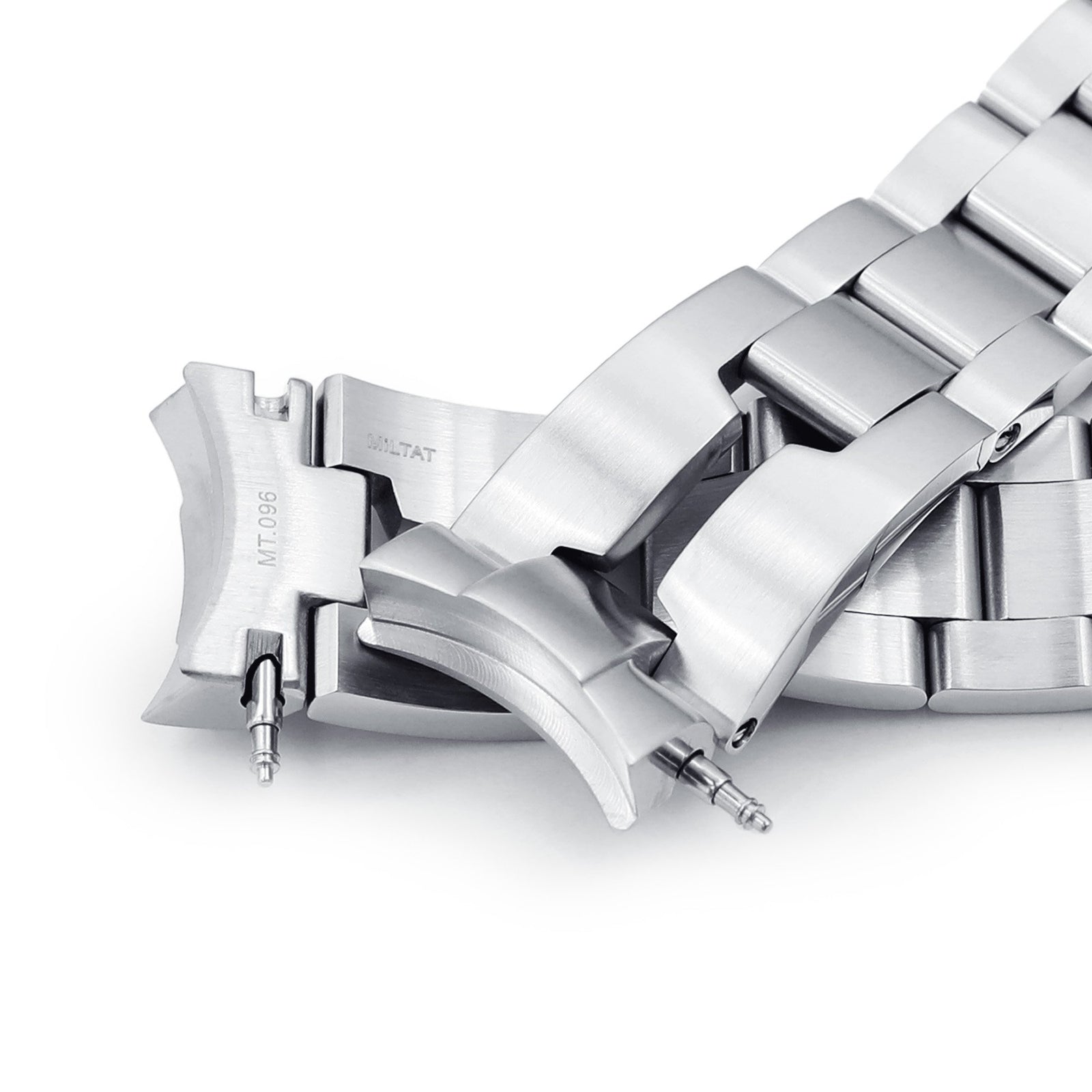 20mm Retro Shaver Blade 316L Stainless Steel Watch Bracelet for Seiko SKX013 Brushed V-Clasp Strapcode Watch Bands