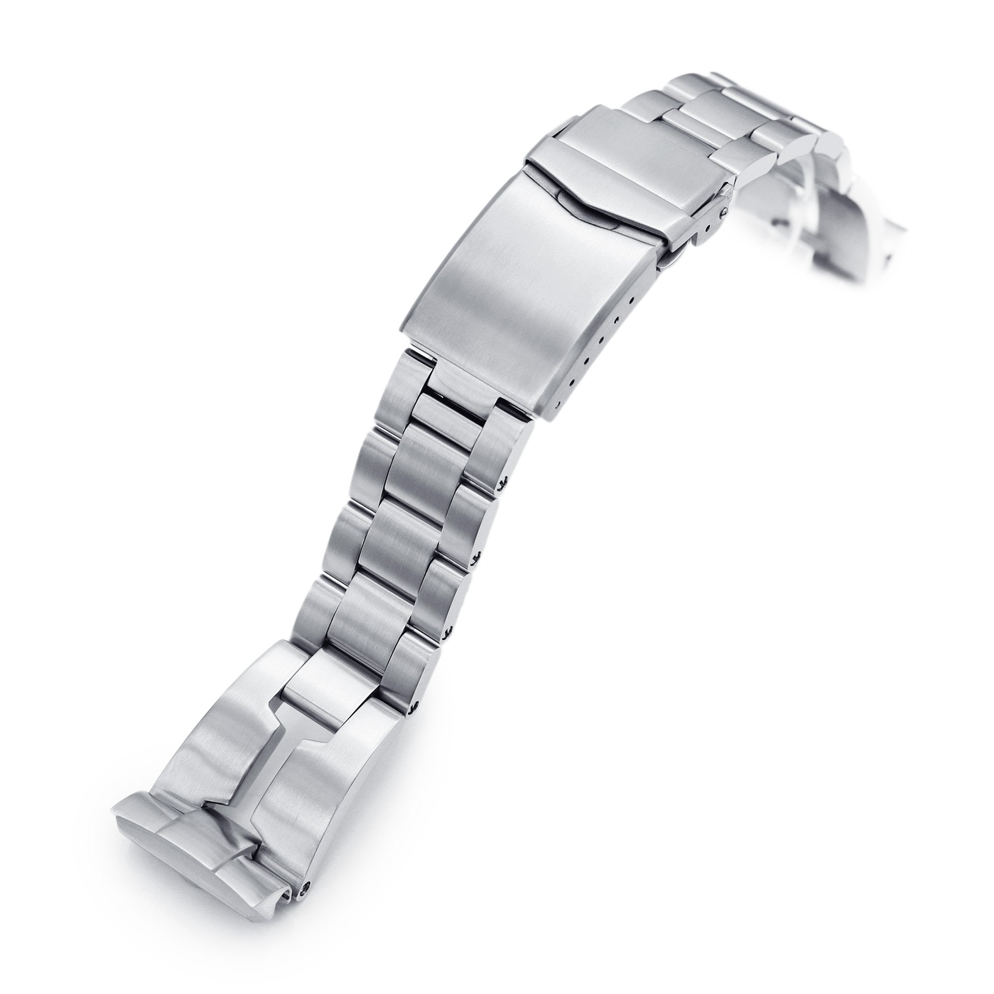 22mm Retro Shaver Blade 316L Stainless Steel Watch Bracelet for Seiko new Turtles SRP777 Brushed V-Clasp Strapcode Watch Bands