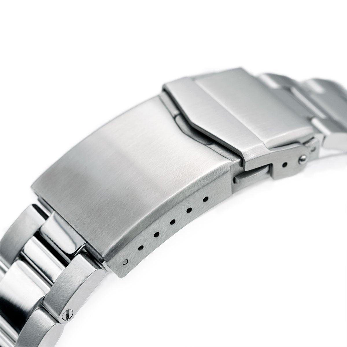 22mm Super-O Boyer 316L Stainless Steel Watch Bracelet for TUD BB V-Clasp Brushed &amp; Polished Strapcode Watch Bands
