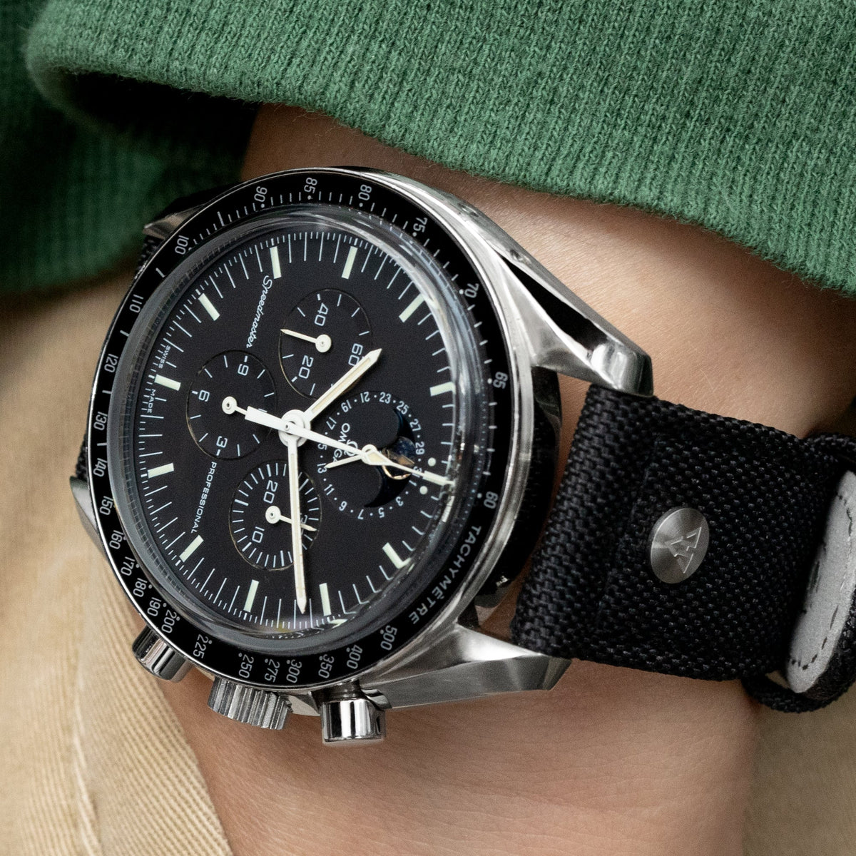 Omega Speedmaster Professional Moonphase 3576.50.00 Strapcode Watch Bands