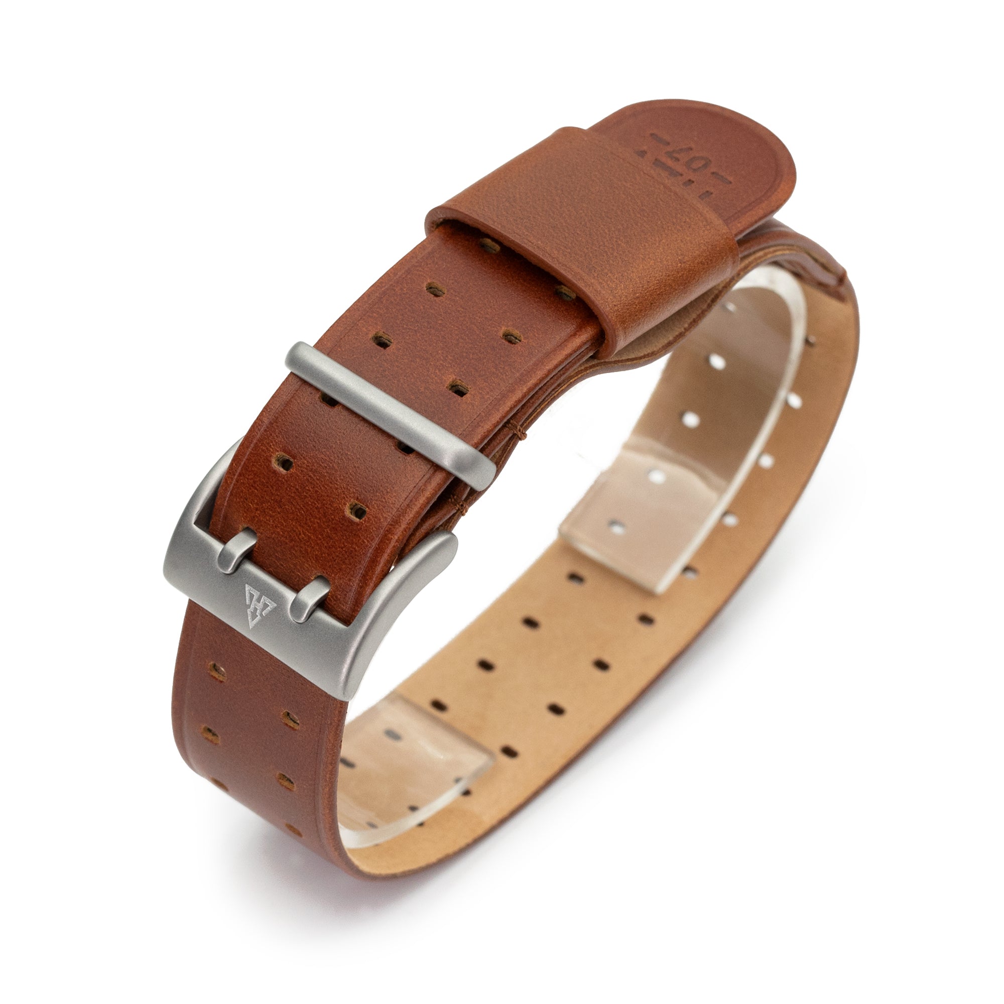 THE M-1907 Russet Brown Leather Watch Band by HAVESTON Straps Strapcode Watch Bands