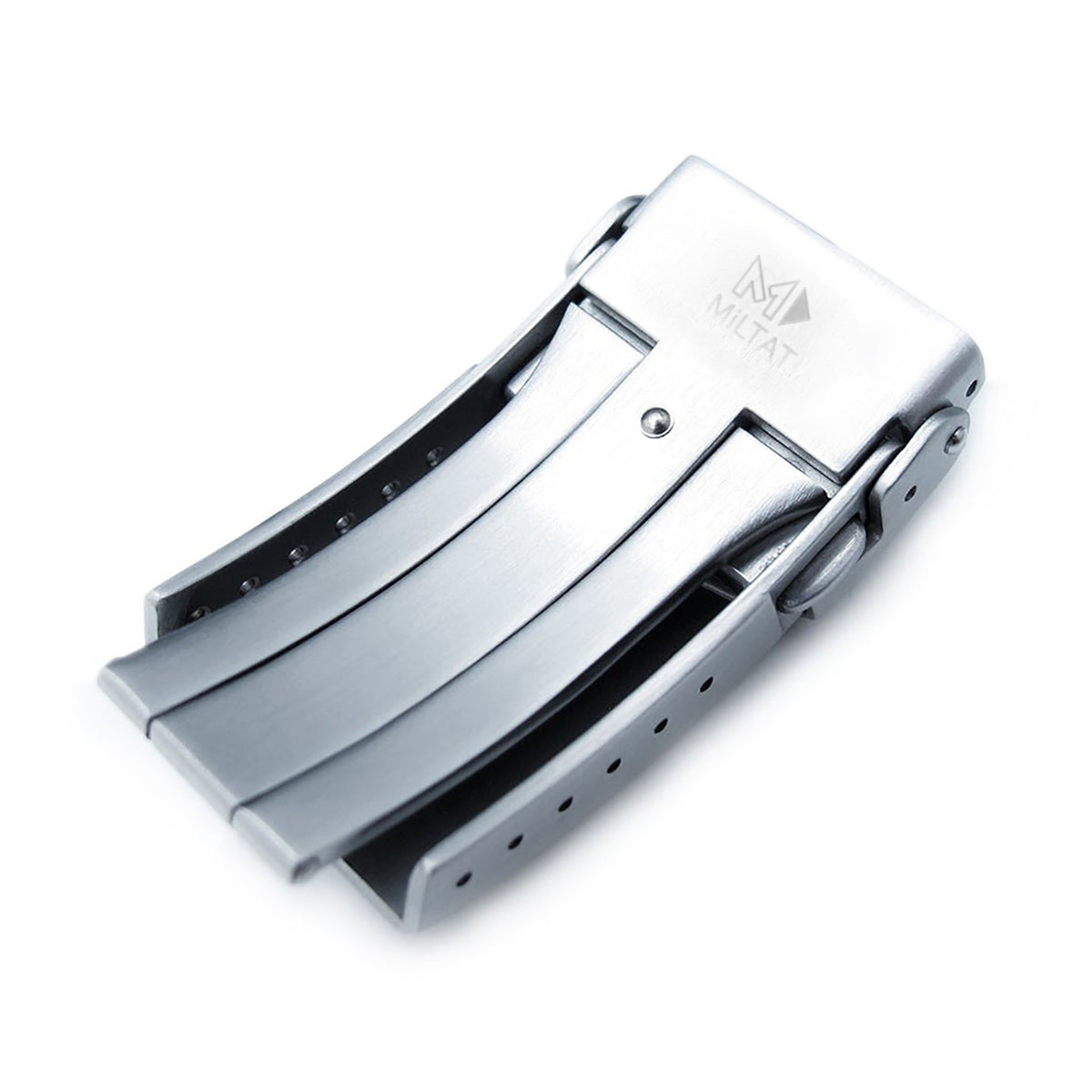 Stainless Steel V Clasp Diver Buckle 16mm 22mm with Double Lock