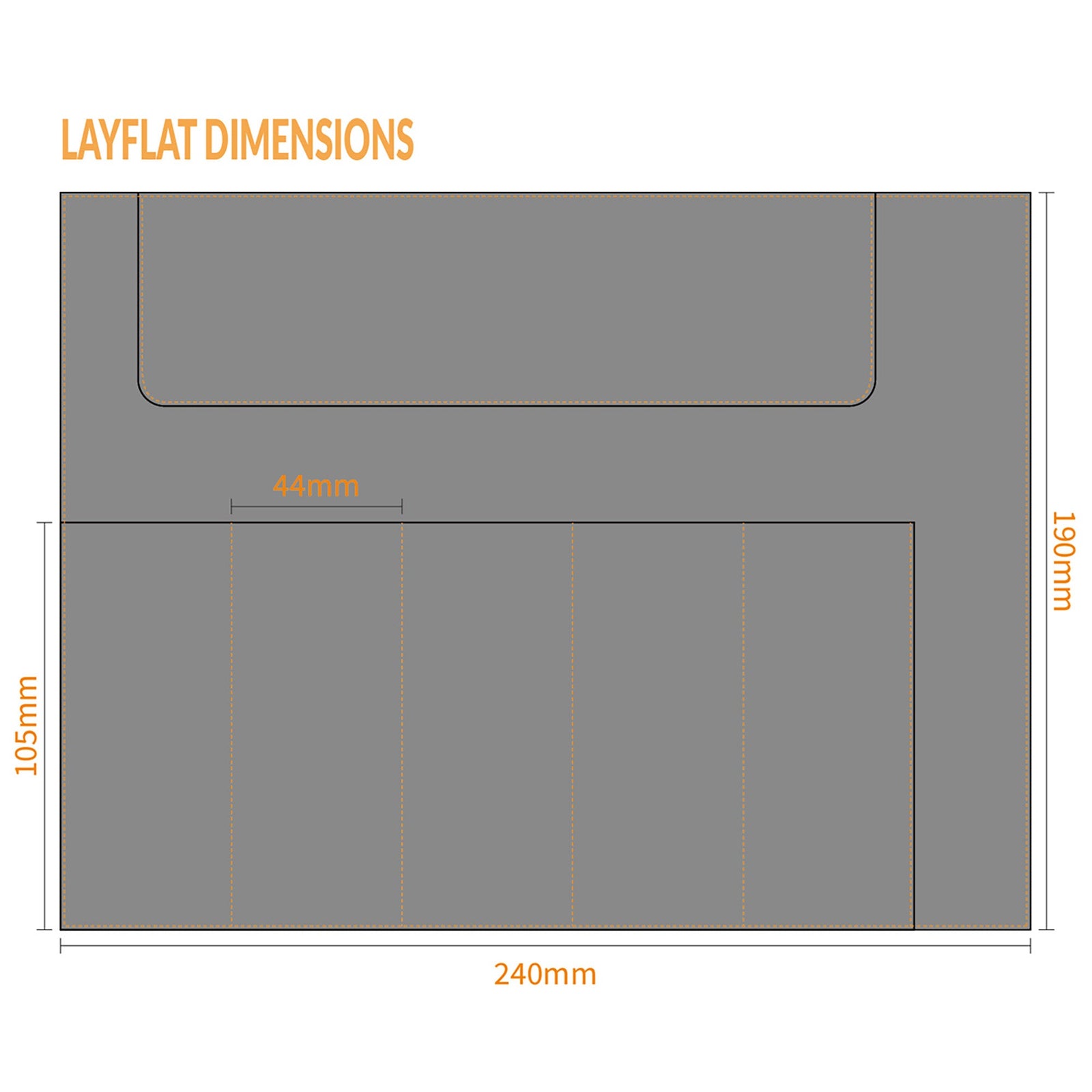 Khaki Wash Canvas Watch Band Roll Storage, 5 watch strap pockets Strapcode Watch Bands