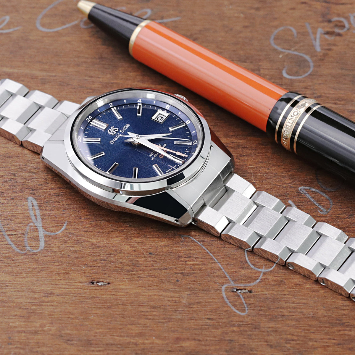 Grand Seiko Boutique Limited Edition SBGJ235 Hi-Beat 36000 GMT  Strapcode Watch Bands