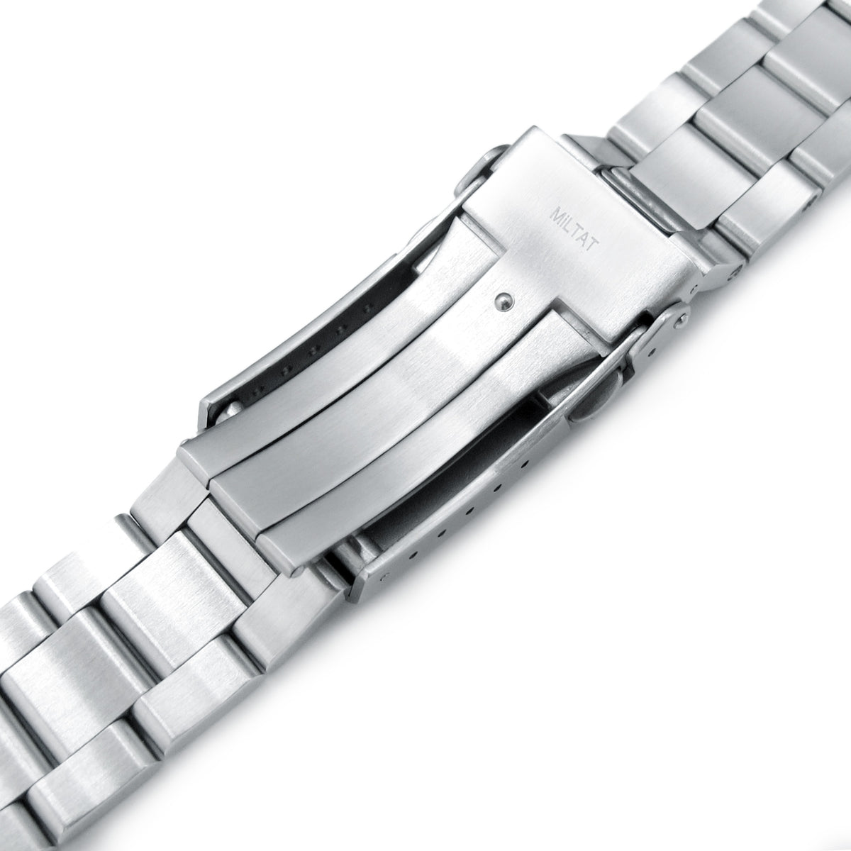 20mm Retro Shaver Blade 316L Stainless Steel Watch Bracelet for Seiko Baby MM 200 Brushed V-Clasp Strapcode Watch Bands