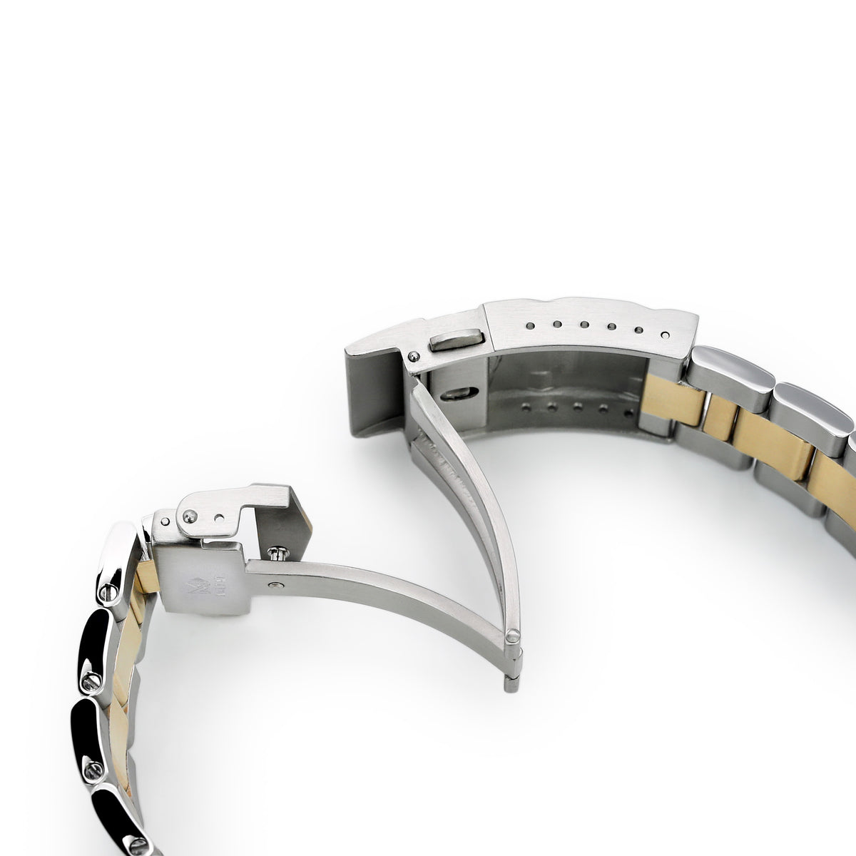 22mm Two-Tone Stainless Steel Bracelet for Seiko SKX007 SKX009