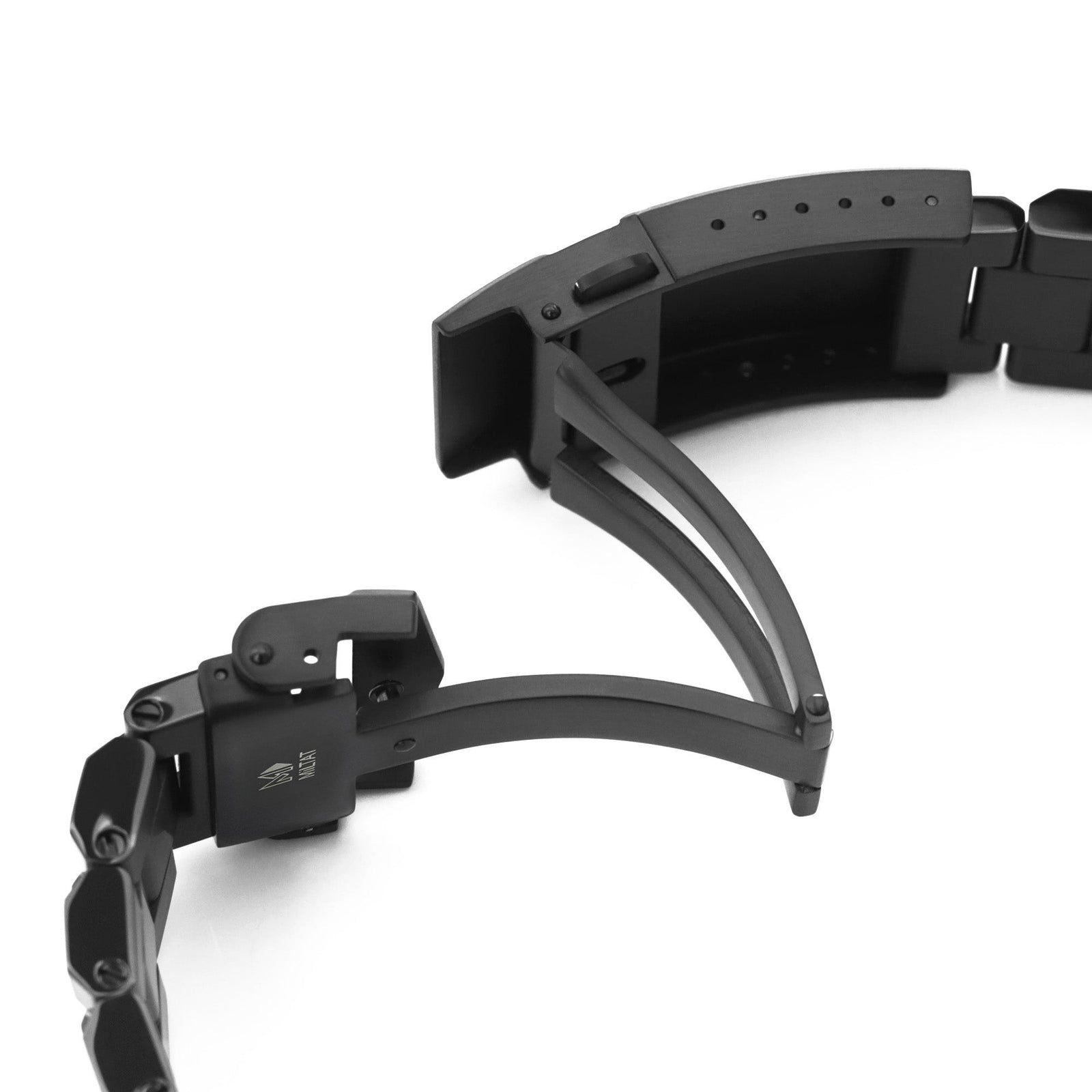 Hexad 22mm Black DLC Stainless Steel Bracelet for Seiko Samurai SRPB51 SRPB09 SRPC93