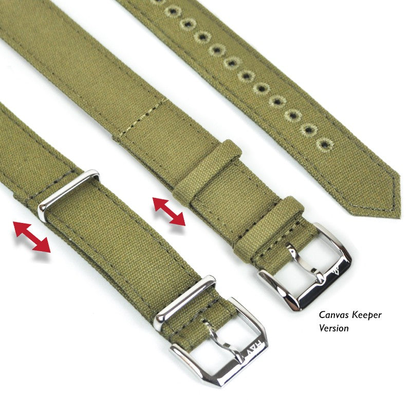 20mm The M-1943C Canvas Strap by HAVESTON Straps