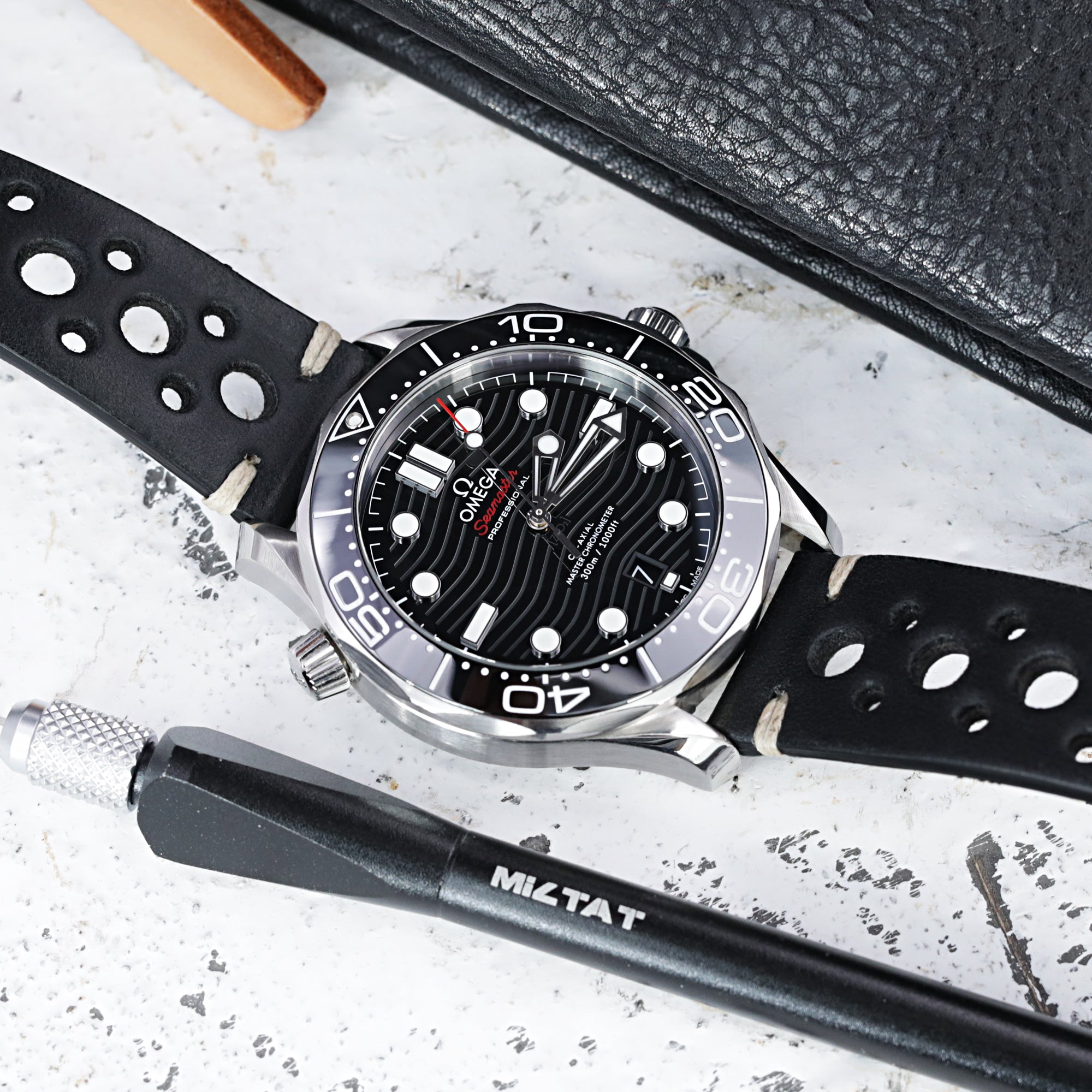 Omega Seamaster Diver 300M by Strapcode watch bands
