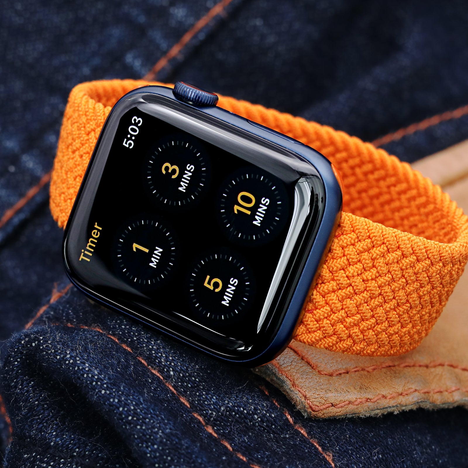 Apple Watch LTE Series 6 (GPS) 44mm Blue Aluminum Case Strapcode Watch Bands